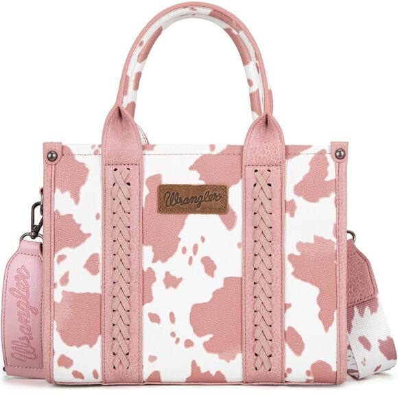 Wrangler Handbags - Wrangler Cow Print Tote Bag - LIMITED NWT